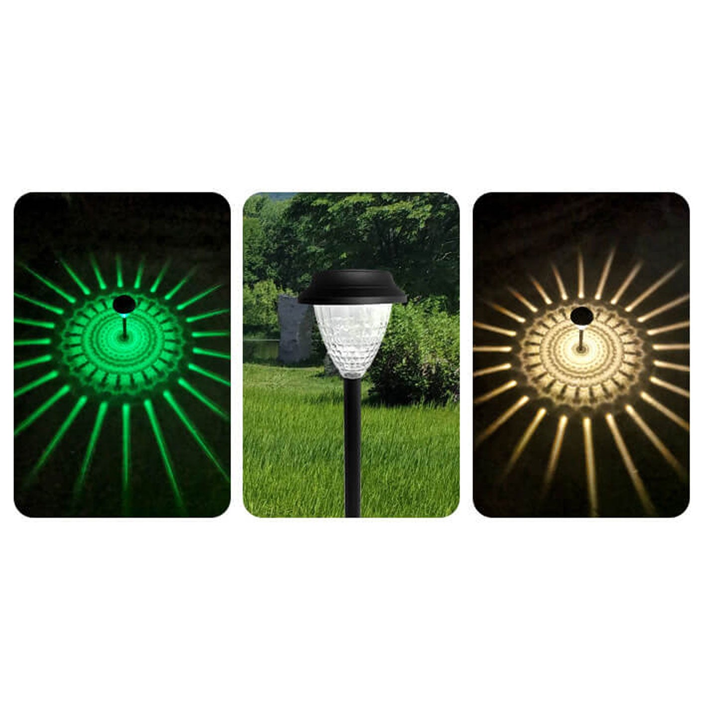 Modern Black Outdoor Stake Light