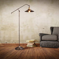 Industrial Bronze Floor Lamp