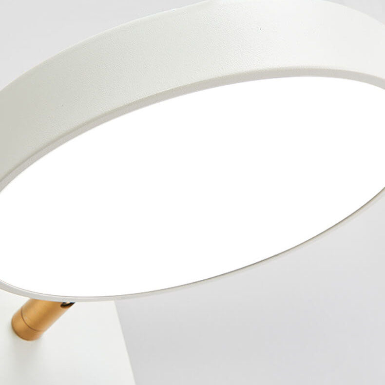 Nordic Simple Round Rotatable Switch LED Reading Wall Sconce