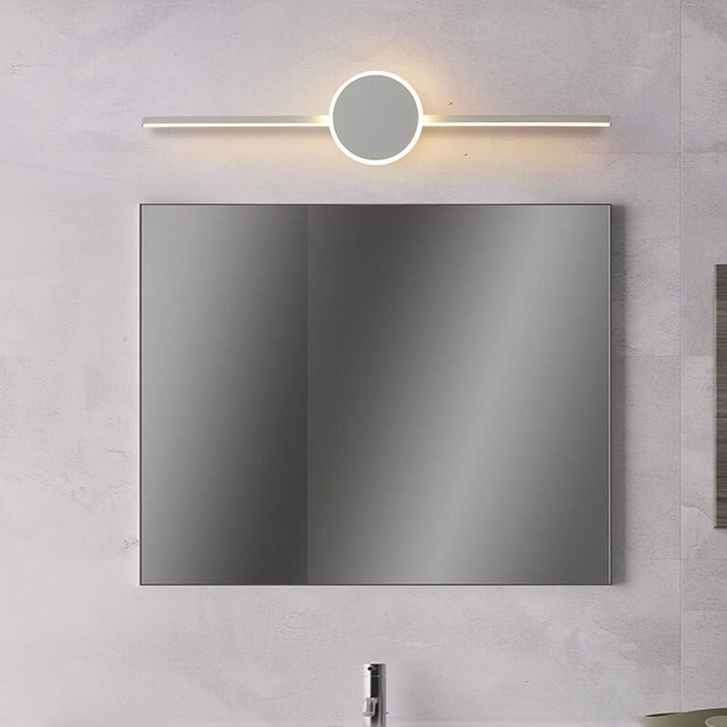 Nordic Minimalist Long Disc LED Bathroom Vanity Wall Sconce