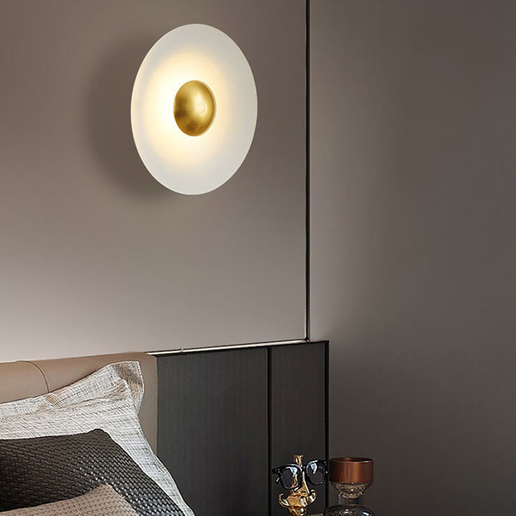 Nordic Creative Multicolor Round Disc LED Wall Sconce