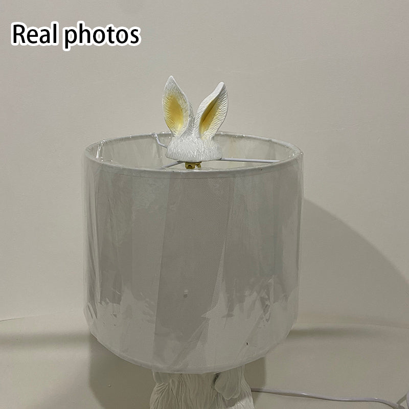 Modern Minimalist Rabbit Shape 1-Light Table Lamp