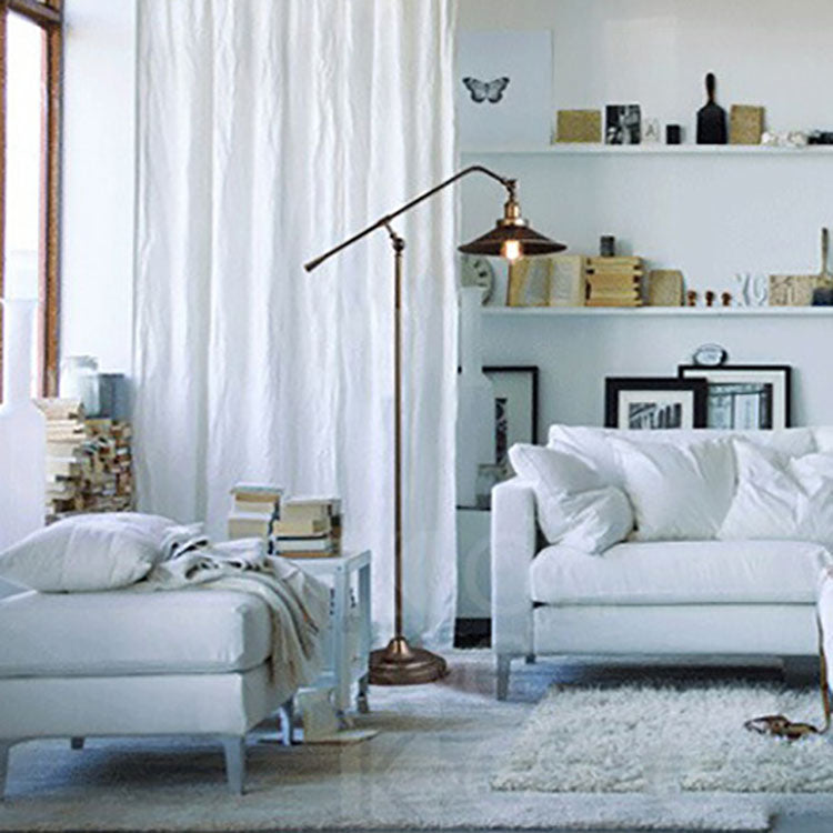 Industrial Bronze Floor Lamp