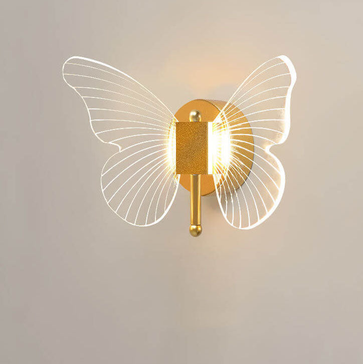 Nordic Creative Butterfly Acrylic LED Wall Sconce