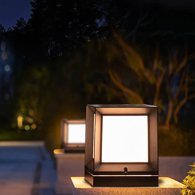 Modern Black Outdoor Stake Light