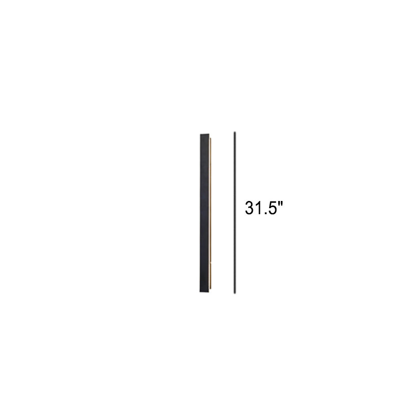 Retro Outdoor Rectangular Strip Waterproof LED Wall Light