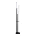 Contemporary Black 3-Light Floor Lamp
