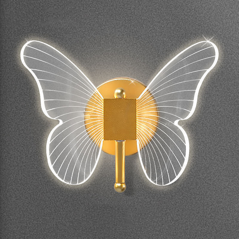 Nordic Creative Butterfly Acrylic LED Wall Sconce