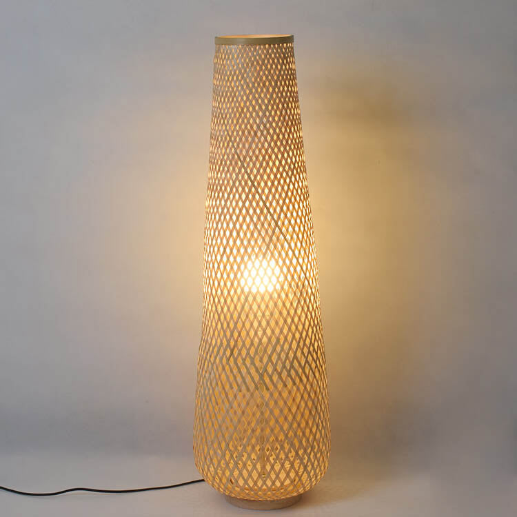 Modern Bamboo Floor Lamp