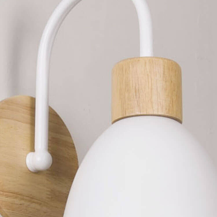 Nordic Macaron 1-Light Zipper Switch Wall Sconce