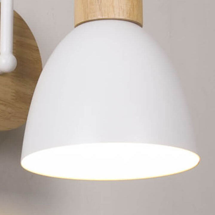 Nordic Macaron 1-Light Zipper Switch Wall Sconce
