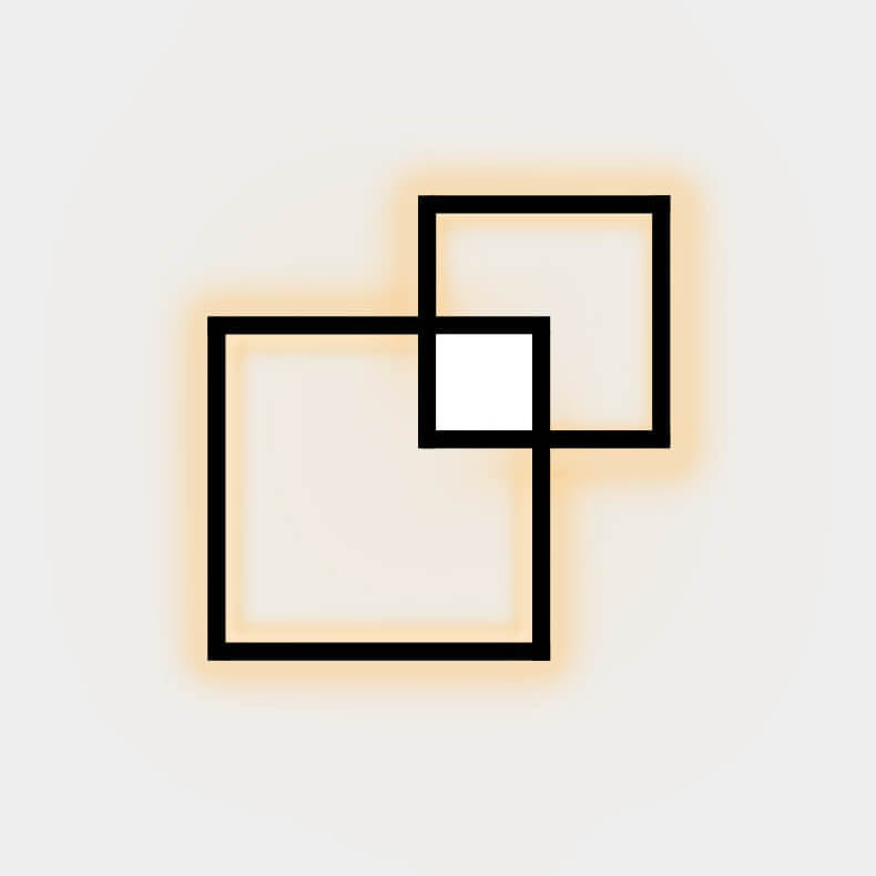 Minimalist Square Combination LED Iron Wall Sconce