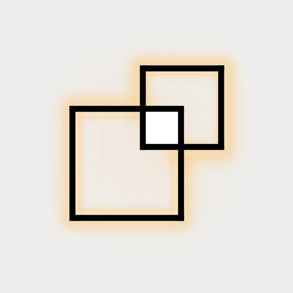 Minimalist Square Combination LED Iron Wall Sconce