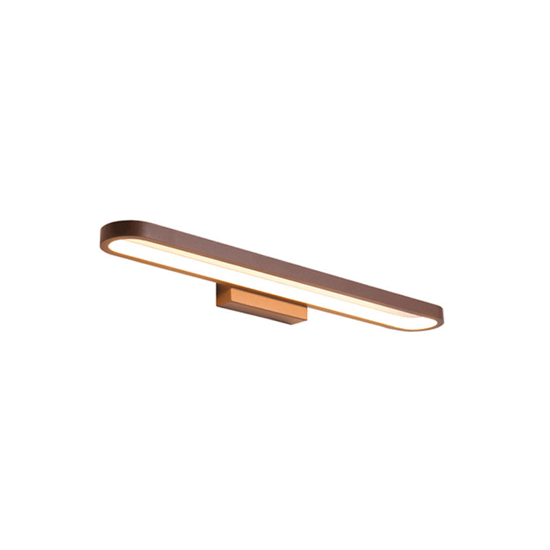 Modern Minimalist Circular Aluminum Vanity Wall Light