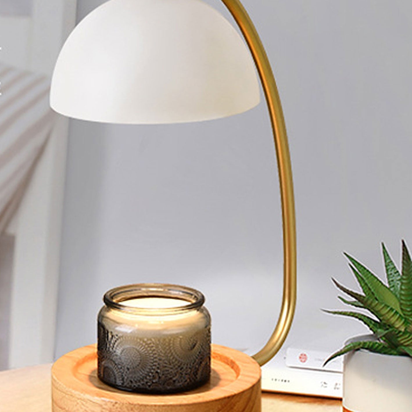 Japanese Creative Timing Dimming 1-Light Melting Table Lamp