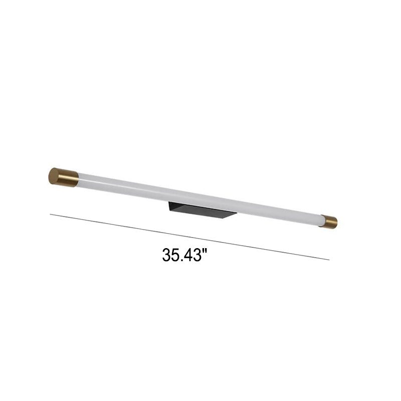 Modern Minimalist Vanity Thin Tube PC LED Wall Light