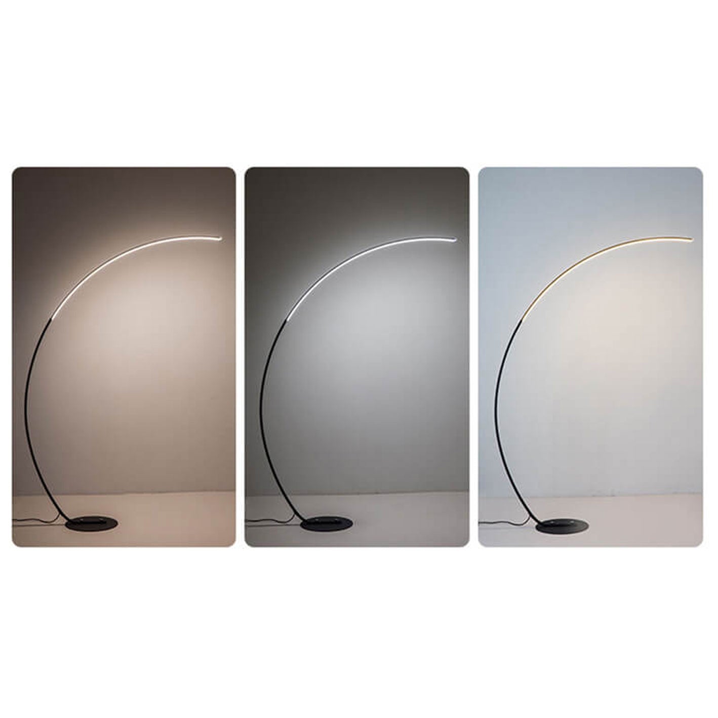 Sleek Modern White Floor Lamp