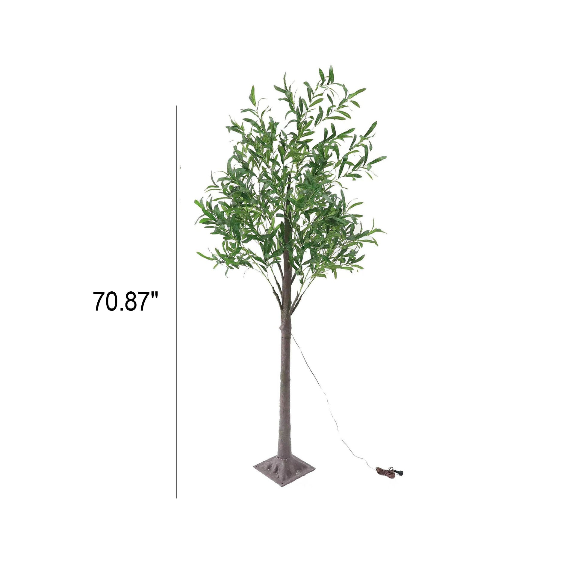 Modern Creative Olive Leaf LED Simulation Plants Table Lamp