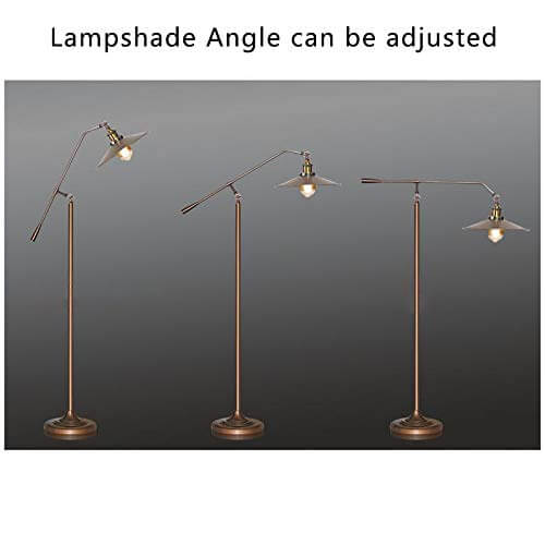 Industrial Bronze Floor Lamp