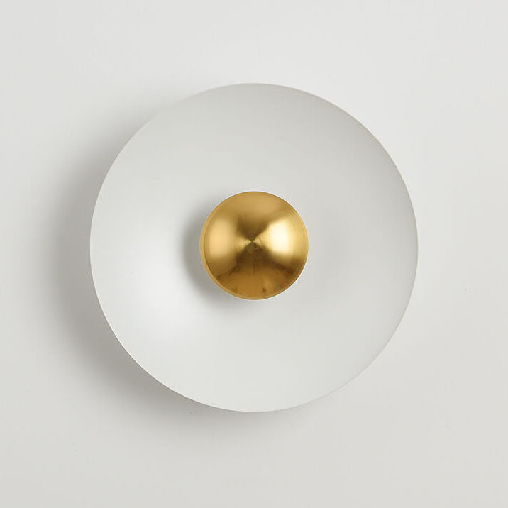 Nordic Creative Multicolor Round Disc LED Wall Sconce