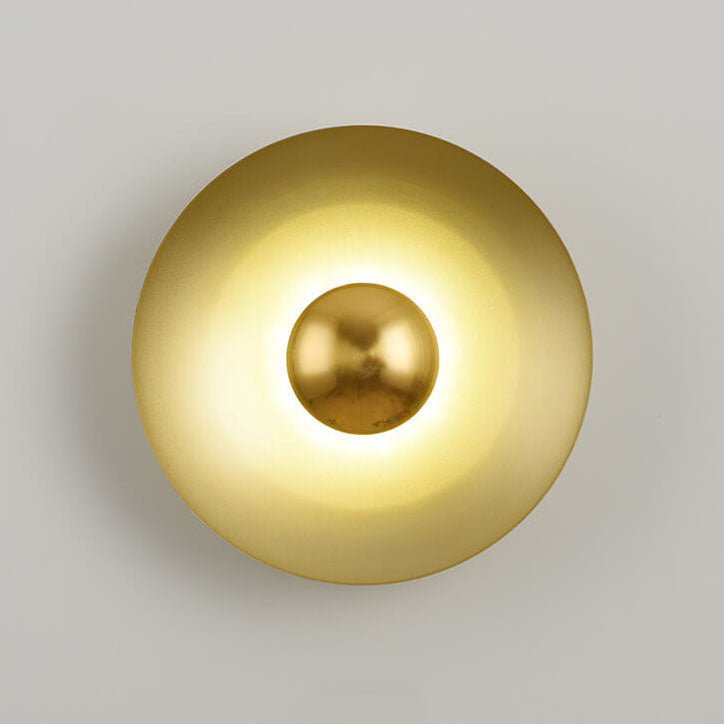Nordic Creative Multicolor Round Disc LED Wall Sconce