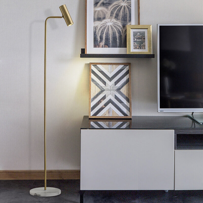 Industrial Black Floor Lamp