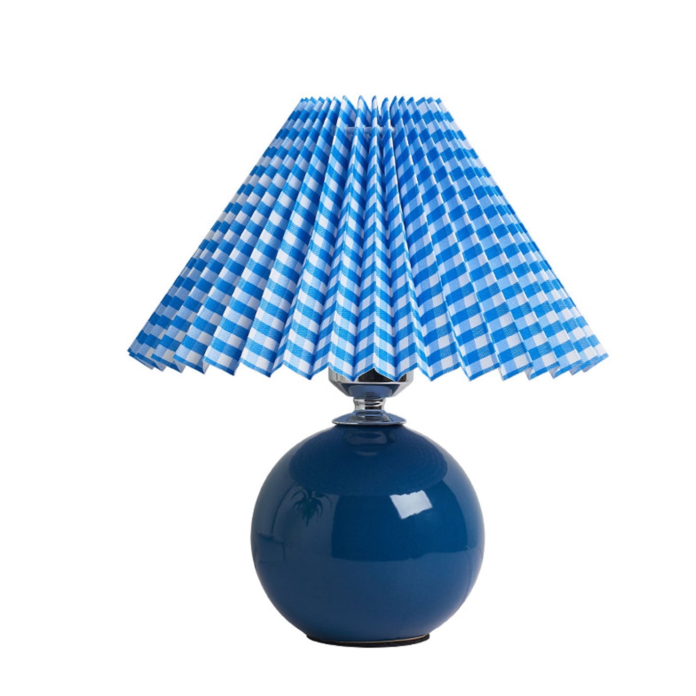 Nordic Minimalist Ceramic Pleated 1-Light Table Lamp