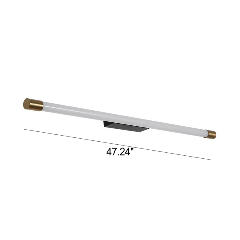 Modern Minimalist Vanity Thin Tube PC LED Wall Light