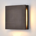 Japanese Wabi-Sabi Log Wood Rectangular LED Wall Sconce