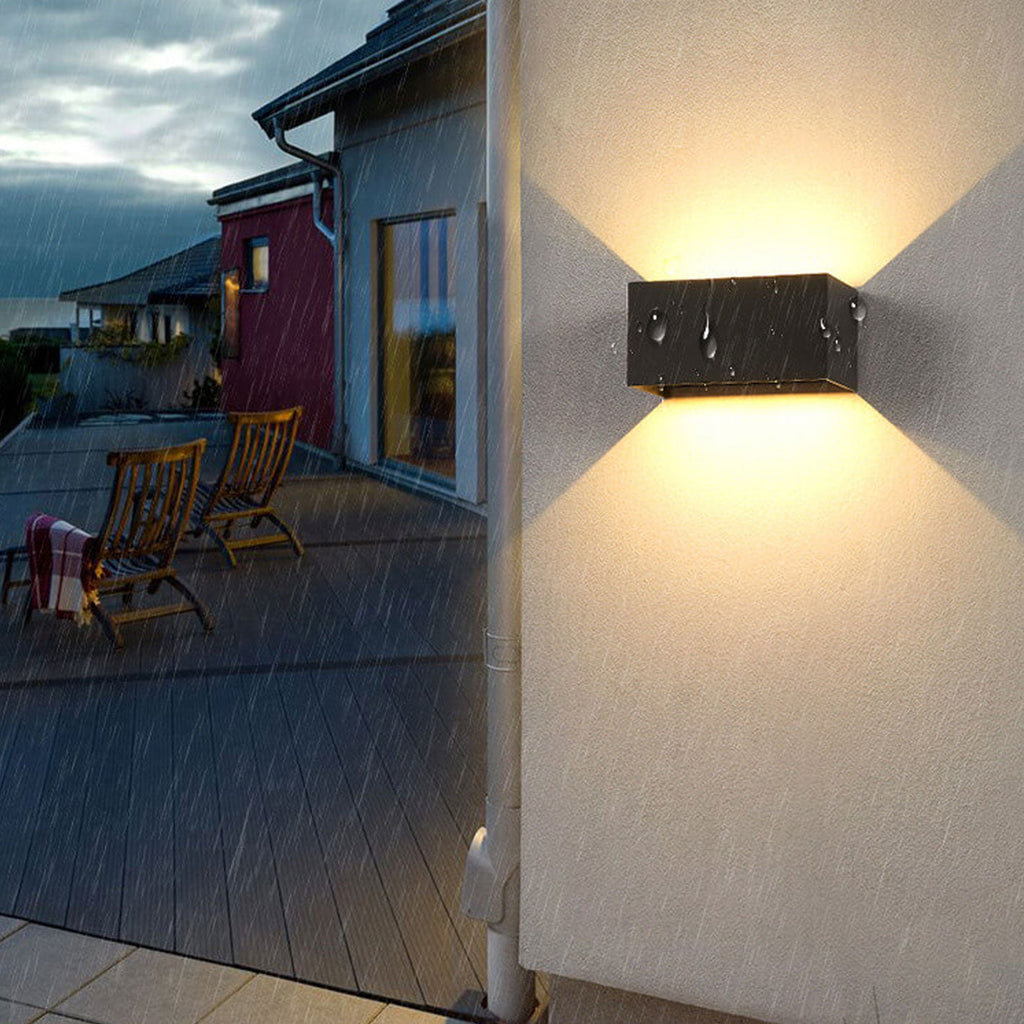 Modern Outdoor Waterproof Up Down LED Wall Sconce