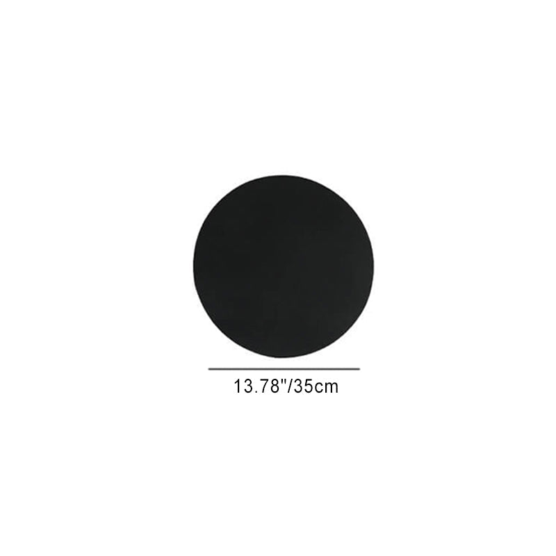 Modern Minimalist Round Eclipse Iron LED Wall Sconce