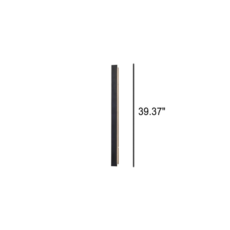 Retro Outdoor Rectangular Strip Waterproof LED Wall Light