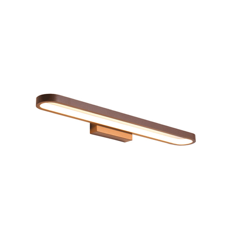 Modern Minimalist Circular Aluminum Vanity Wall Light
