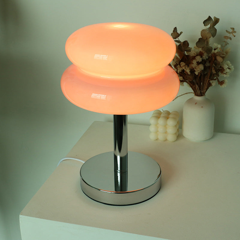 Glass Tart Design 1-Light Table Lamp