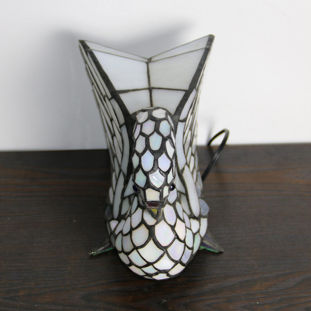 Tiffany Creative Animal Stained Glass 1-Light Table Lamp