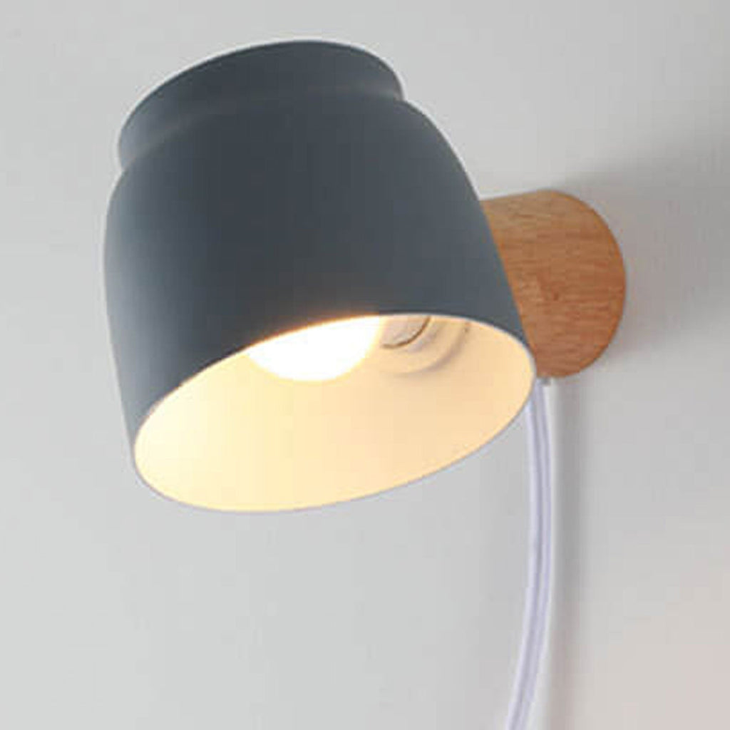 Nordic Minimalist Column Barrel Rotatable Wall Sconce