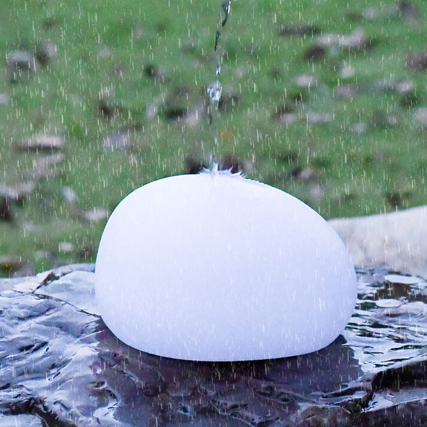 Modern White Outdoor Stake Light
