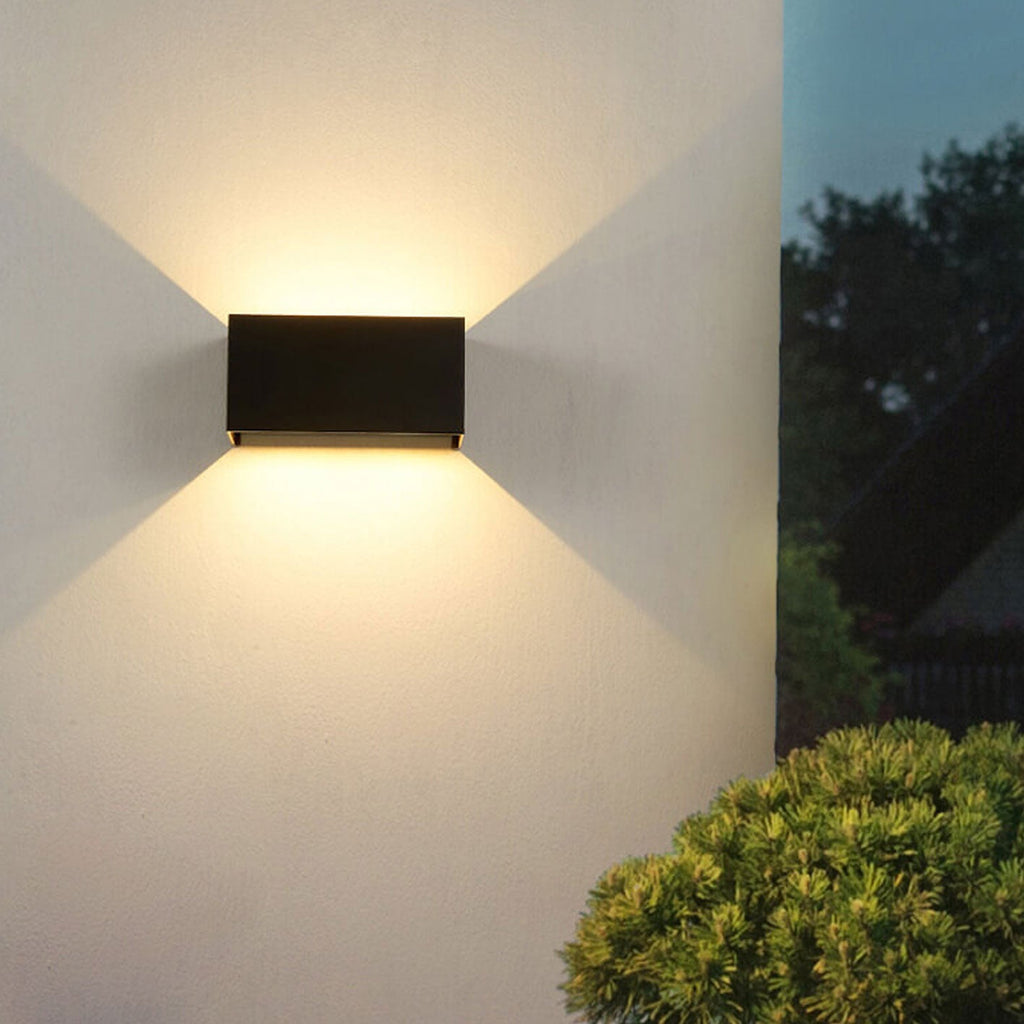 Modern Outdoor Waterproof Up Down LED Wall Sconce