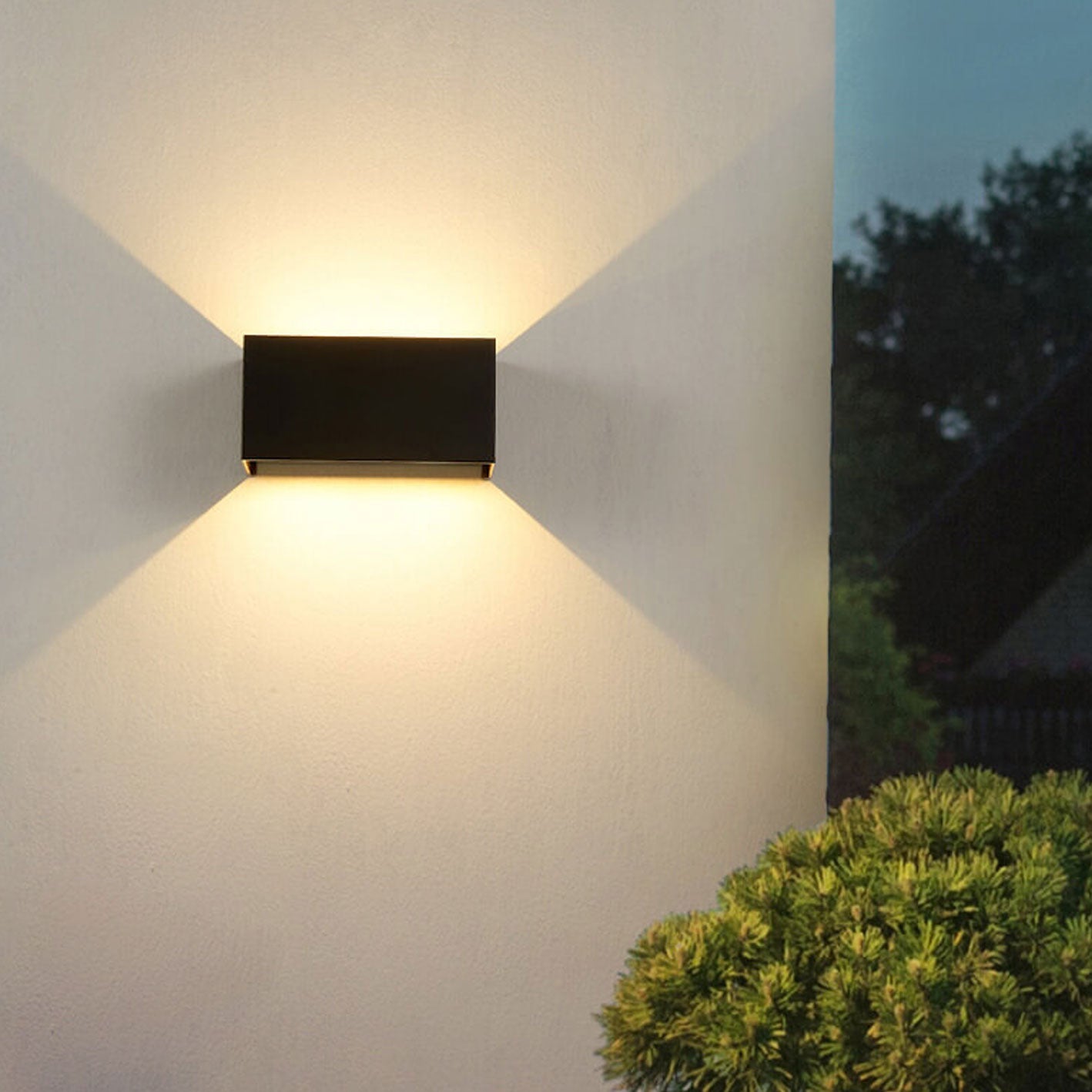 Modern Outdoor Waterproof Up Down LED Wall Sconce