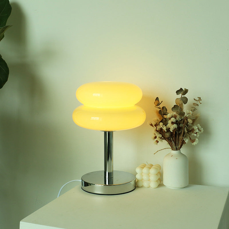 Glass Tart Design 1-Light Table Lamp