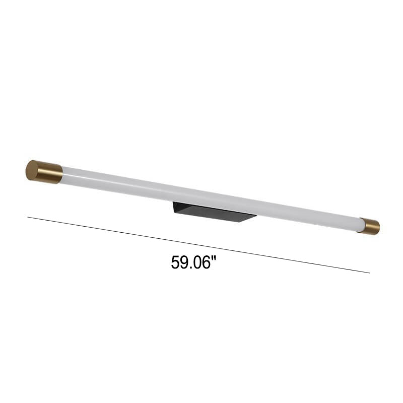 Modern Minimalist Vanity Thin Tube PC LED Wall Light