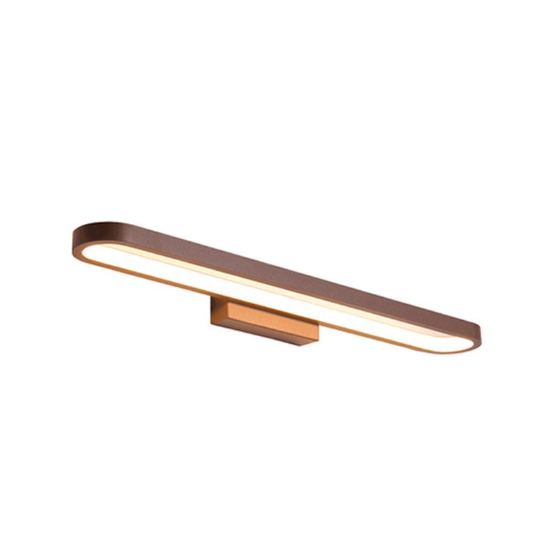 Modern Minimalist Circular Aluminum Vanity Wall Light