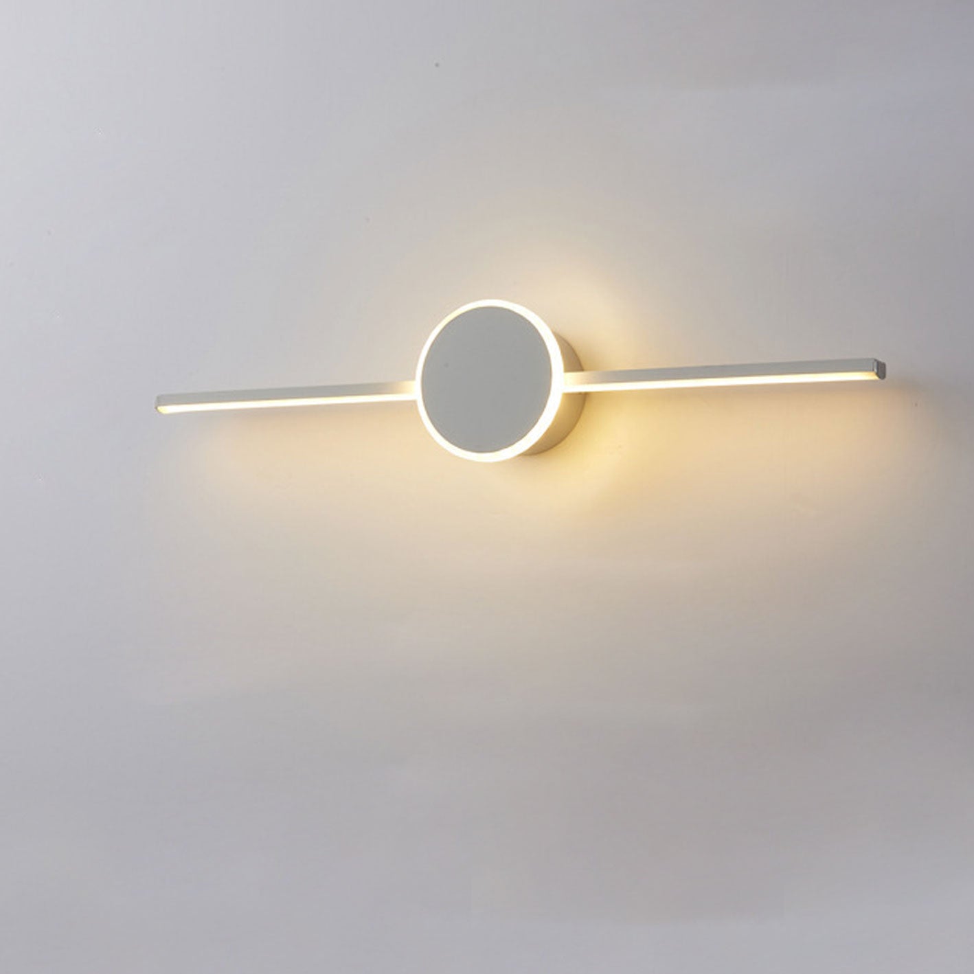 Nordic Minimalist Long Disc LED Bathroom Vanity Wall Sconce