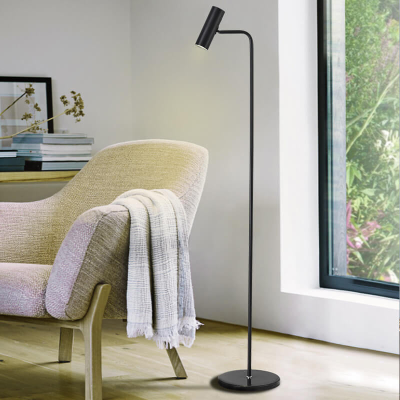 Industrial Black Floor Lamp