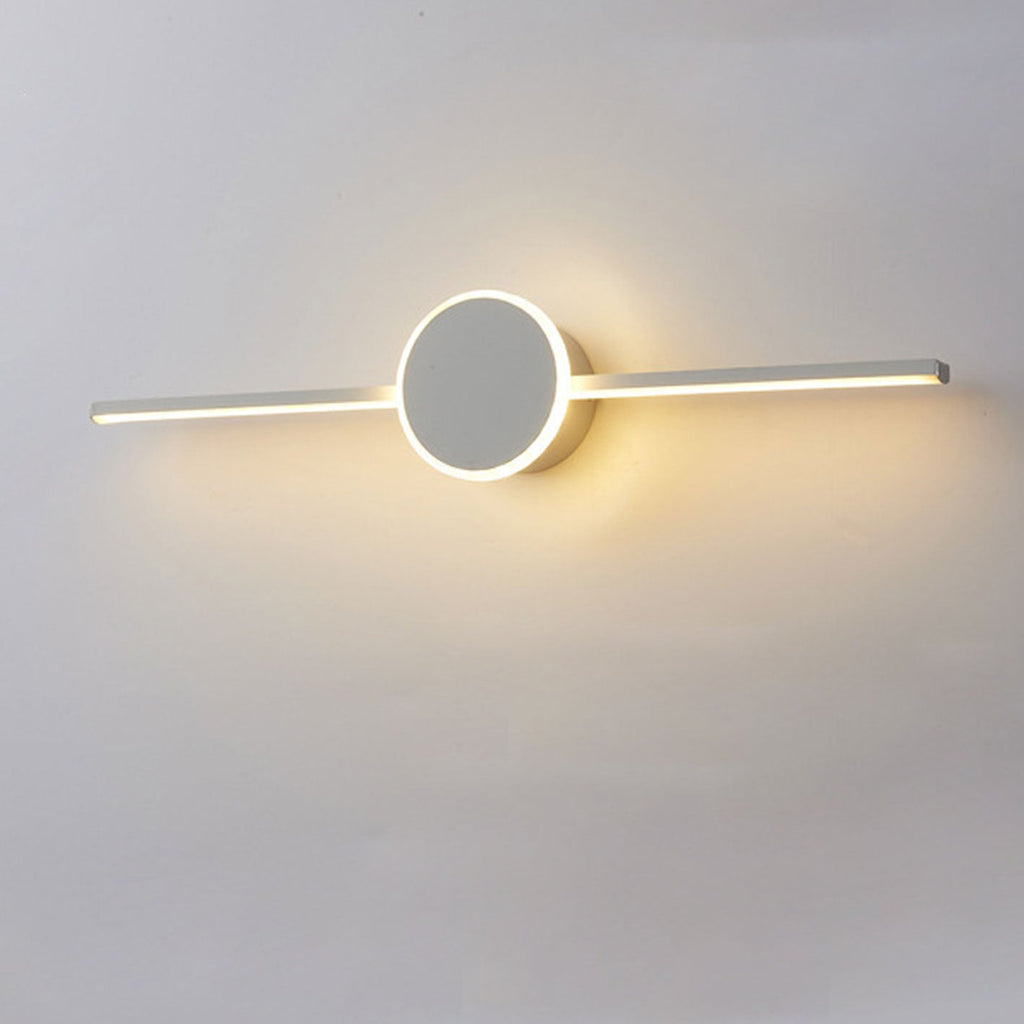Nordic Minimalist Long Disc LED Bathroom Vanity Wall Sconce
