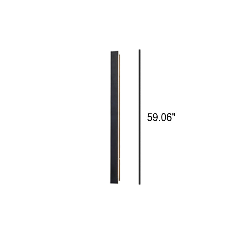Retro Outdoor Rectangular Strip Waterproof LED Wall Light