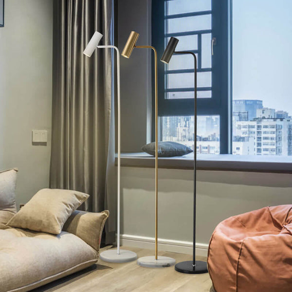 Industrial Black Floor Lamp