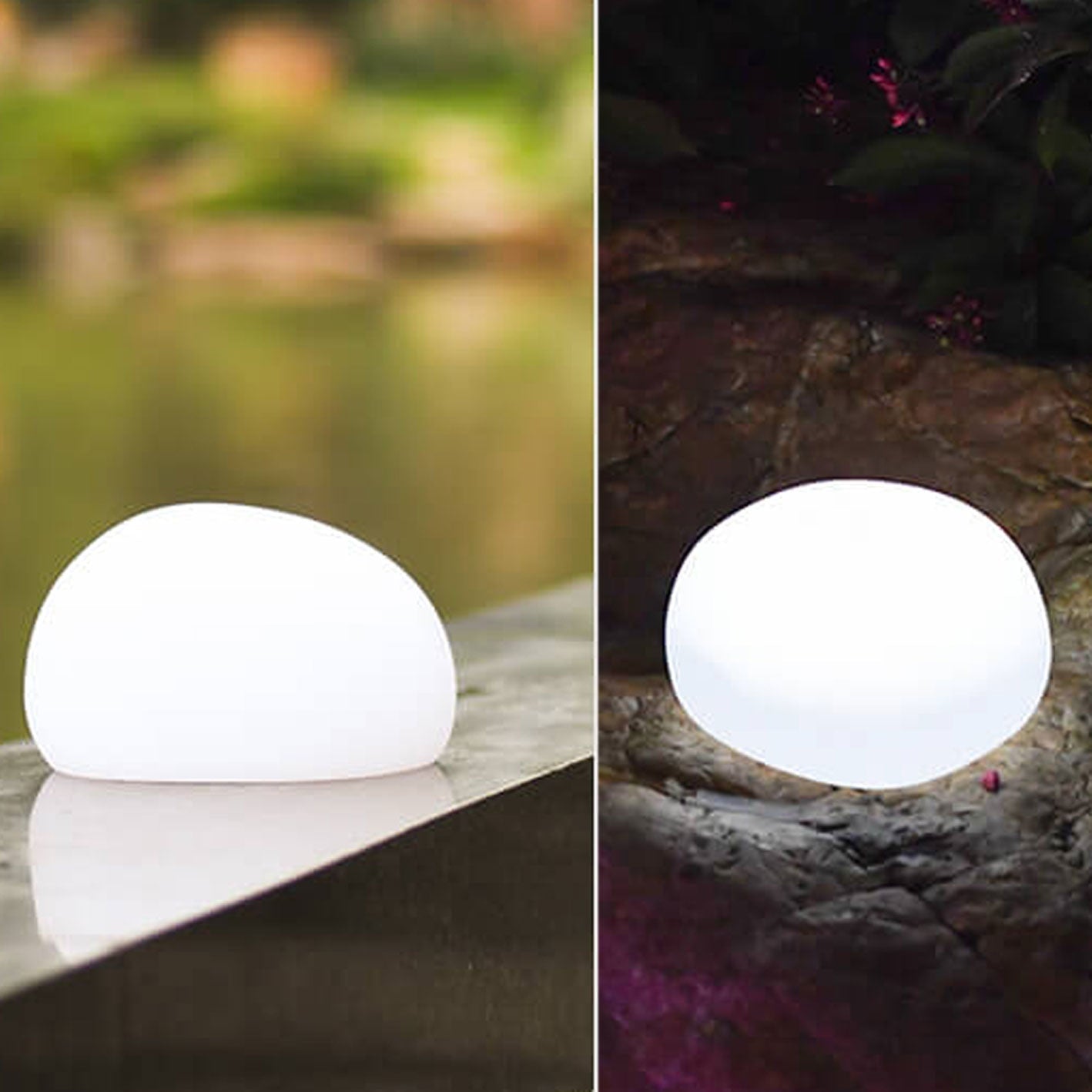 Modern White Outdoor Stake Light