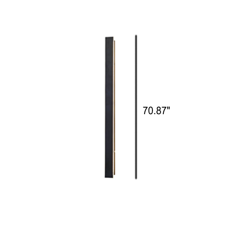 Retro Outdoor Rectangular Strip Waterproof LED Wall Light