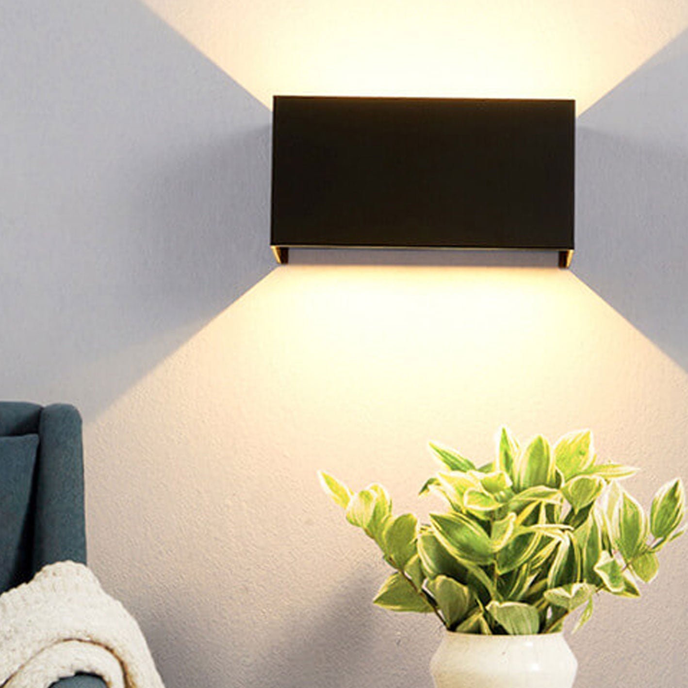 Modern Outdoor Waterproof Up Down LED Wall Sconce
